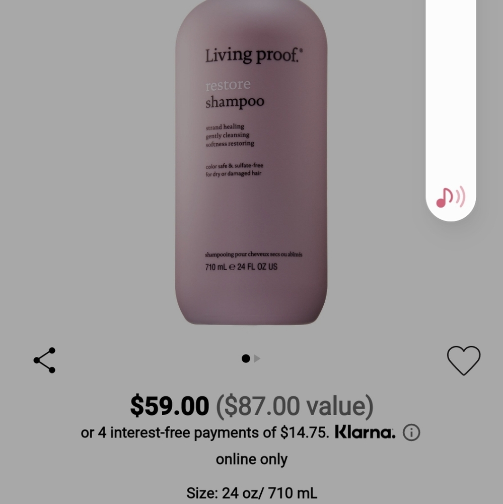Living Proof Restore Shampoo 24 ounce